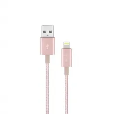 Cablu Moshi Integra USB 2.0/Lighting, Golden Rose