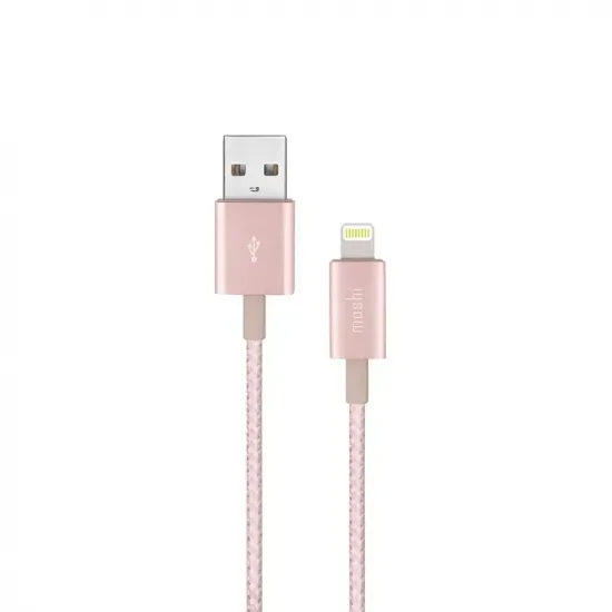 Cablu Moshi Integra USB 2.0/Lighting, Golden Rose