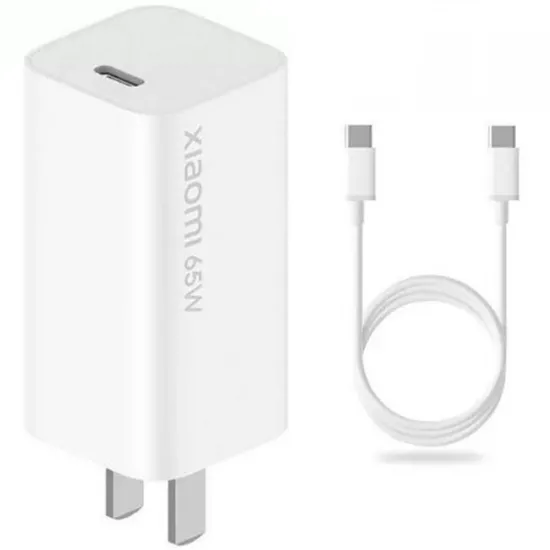 Încărcător Xiaomi BHR4499GL 65 W, White (USB Type-C)