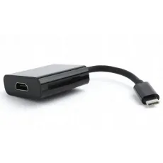 Видеоадаптер Cablexpert USB Type-C (M)/HDMI (F), Black (A-CM-HDMIF-01)