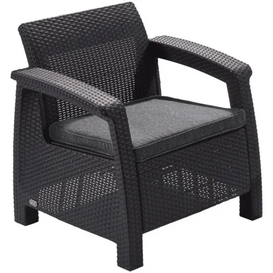 Fotoliu pentru gradina Keter Corfu II Graphite