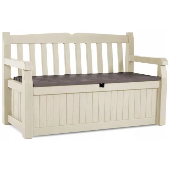 Садовая скамейка Keter Eden Garden Bench 265 L Beige/Brown (230398)