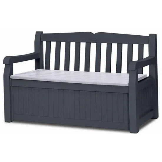 Садовая скамейка Keter Eden Garden Bench 265L Graphite/Gray (250076)