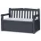 Садовая скамейка Keter Eden Garden Bench 265L Graphite/Gray (250076)