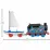 Thomas & Friends HGX65 Pista Bridge Lift Thomas & Skiff