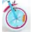 Bicicletă copii Volare Frozen 2 91650 Blue (16")