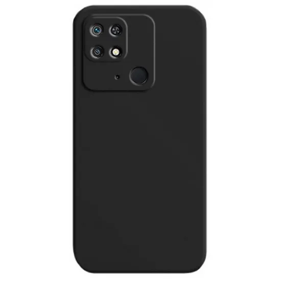 Husă Helmet Liquid Silicone pentru Xiaomi Redmi 10C, Black