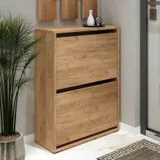 Tumbă pentru încălțăminte ML-Mobila ML-1 (60 cm), Stejar auriu