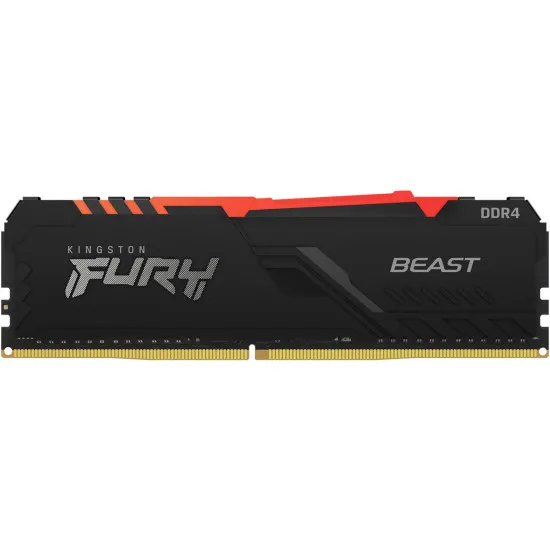 Modul de memorie DDR4 8GB Kingston FURY Beast RGB KF437C19BBA/8 (DIMM/3733 MHz)