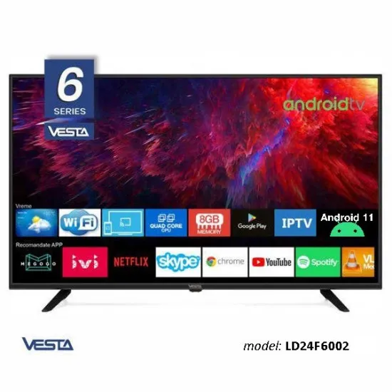 Телевизор Vesta LD24F6002 Black (24"/HD)