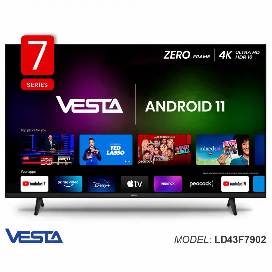 Телевизор Vesta LD43F7902 Black (43"/UHD 4K)