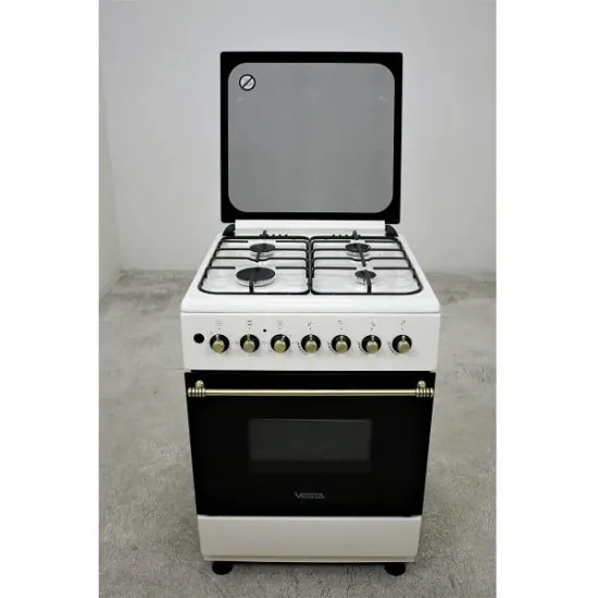 Плита отдельностоящая Vesta GC-E6060i/RBE/EUR NG White
