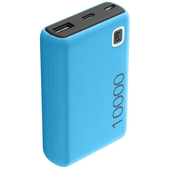 Power bank 10000 mAh Cellularline Essence, Blue