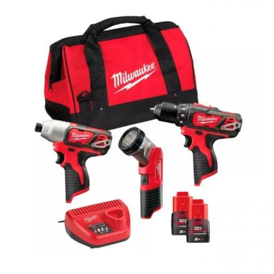 Set Milwaukee M12 BPP3A-202B (4933441225)
