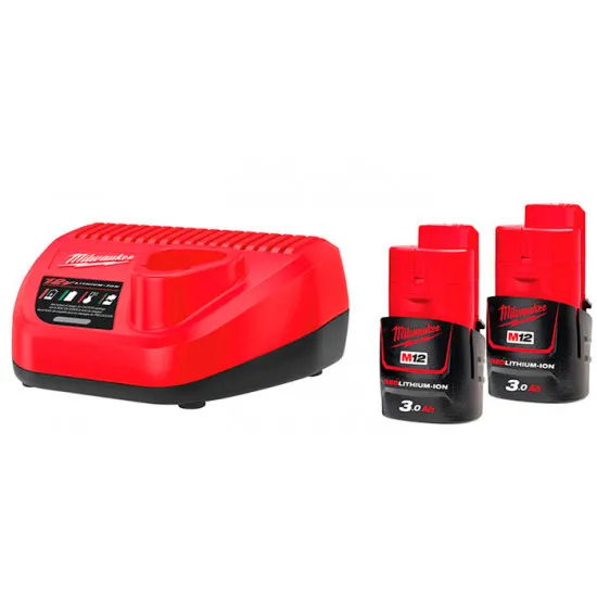 Set acumulator și încărcător Milwaukee M12NRG-302 (4933451902)