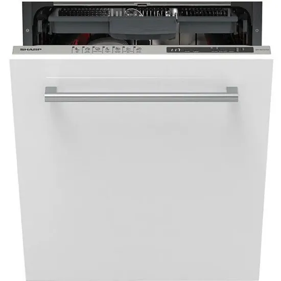 Maşina de spalat vase încorporată Sharp QWNI27I47DX White