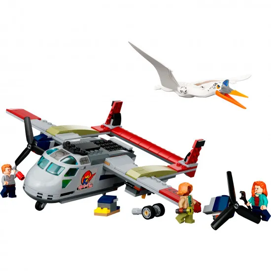Lego Jurassic World 76947 Конструктор Кетцалькоатль: нападение на самолёт