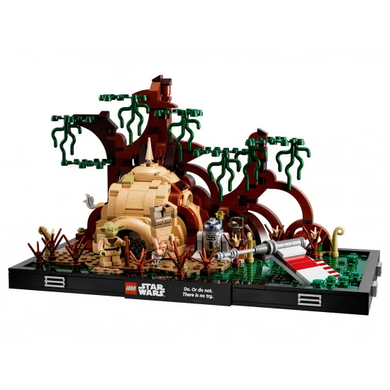 Lego Star Wars 75330 Constructor Diorama antrenamentului Jedi de pe Dagobah