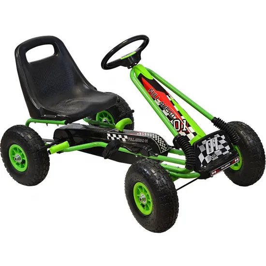 Kart cu pedale Enero Sport Go-Kart 01, Green