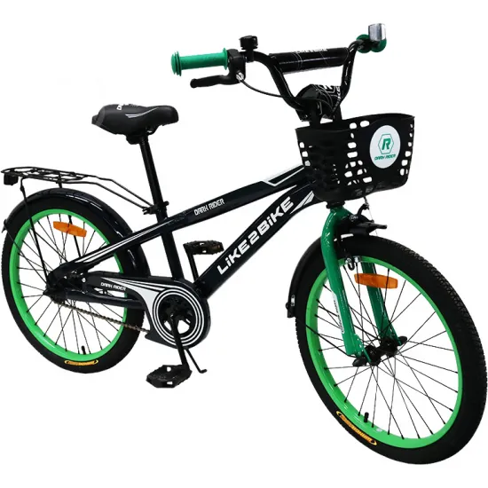 Велосипед детский Like2Bike Black/Green (20")