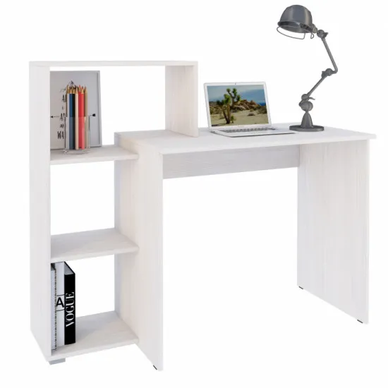 Masă calculator ML-Mobila ML-4, Stejar craft alb