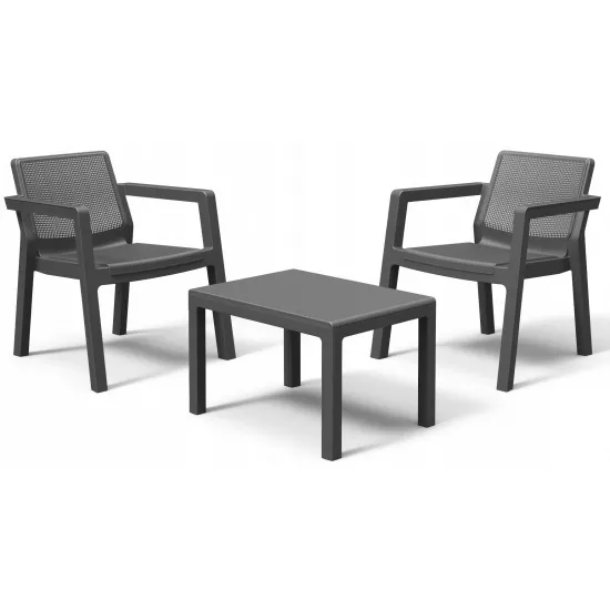 Set mobila de grÄ?dinÄ? Keter Emily Balcony Graphite