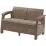 Садовый диван Keter Corfu Love Seat Cappuccino/Sand
