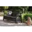 Садовый диван Keter Corfu Love Seat Max Brown/Beige