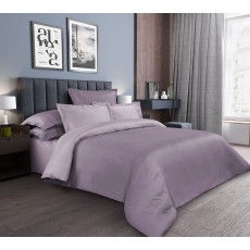 Lenjerie de pat Cottony Mouve Uniton (2 persoane EURO/Satin de Lux)