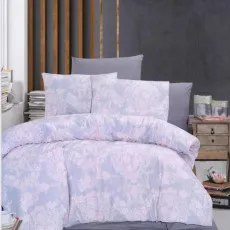 Lenjerie de pat Cottony Ecaterina (2 persoane EURO/Satin de Lux)