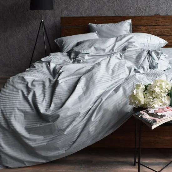 Ð?оÑÑ?елÑ?ное белÑ?Ñ? Cottony Satin Stripe Smarald (двÑ?ÑпалÑ?нÑ?й/Satin de Lux)
