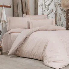 Lenjerie de pat Cottony Satin Stripe Vanilla (2 persoane/Satin de Lux) Lenjerie de pat Cottony Satin Stripe Vanilla (2 persoane/Satin de Lux)