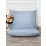 Lenjerie de pat Cottony Stripe Satin Light Blue (1 persoana/Satin de Lux)