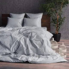 Lenjerie de pat Cottony Stripe Satin Light Gray N9 (1 persoana/Satin de Lux) Lenjerie de pat Cottony Stripe Satin Light Gray N9 (1 persoana/Satin de Lux)