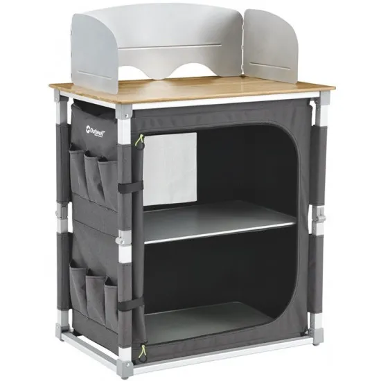Стол складной для кемпинга Outwell Padres Kitchen Table with Bamboo Tabletop