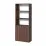 Офисный шкаф FabrikHome Office Line №1 (80 см), Орех тёмный