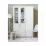 Dulap oficiu FabrikHome Office Line №2 (80 cm), Frasin alb