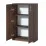 Dulap oficiu FabrikHome Office Line №8 (80 cm), Nuc inchis