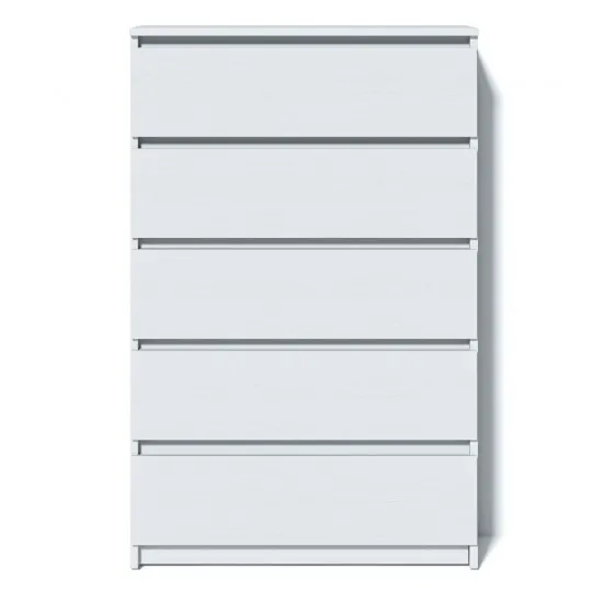 Комод Fabrik Home Havana 5, 80x38.5x125.5 см, Белый ясень