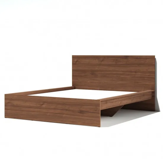 Кровать FabrikHome Linia Uno (160 x 200 см), Орех каменный