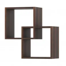 Poliță Fabrik Home Tetris №4, Nuc inchis