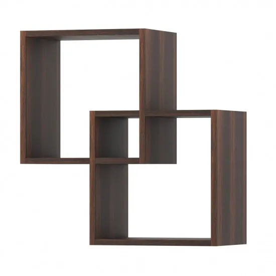 Полка Fabrik Home Tetris №4, Орех тёмный