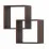 Полка Fabrik Home Tetris №4, Орех тёмный