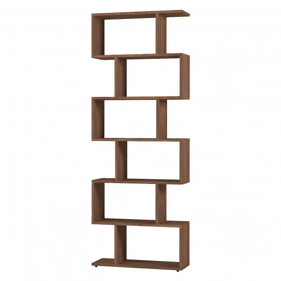 Стеллаж Fabrik Home Wally, 80x25x180 см, Орех каменный