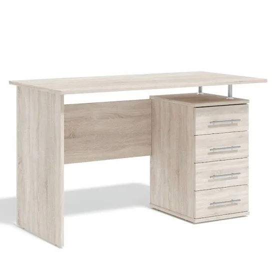 Masă calculator FabrikHome №3 sertare pe dreapta, Stejar Sonoma