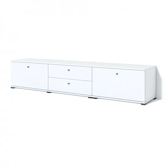 Тумба под ТВ FabrikHome Domino (265.5 см), Белый ясень