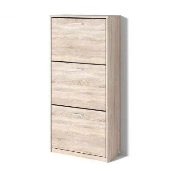 Тумба для обуви FabrikHome 3 двери 600, Дуб сонома