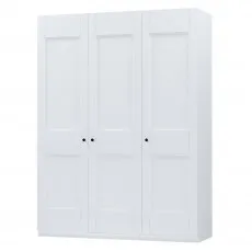 Dulap Fabrik Home Mezzo, 150x50x200 cm, Frasin alb