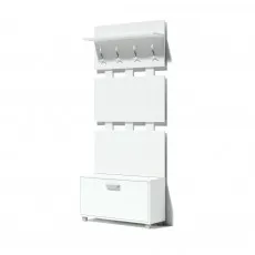 Antreu FabrikHome Mila (60 cm), Frasin alb Antreu FabrikHome Mila (60 cm), Frasin alb