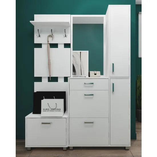 Antreu FabrikHome Mirella (150 cm), Frasin alb